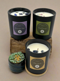 Nag Champa Crystal Infused Soy Candle
