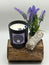 Lavender Sage Crystal Infused Soy Candles