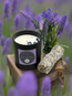 Lavender Sage Crystal Infused Soy Candles